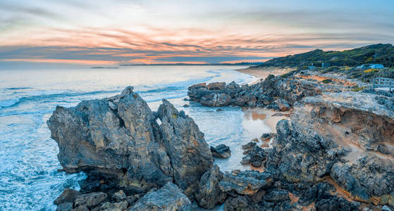 美丽的 澳大利亚 天空 岩石 海洋 风景 海滩 旅行 海岸线