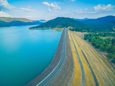 艾尔顿 天空 天线 风景 墨尔本 领域 美丽的 旅行 水库