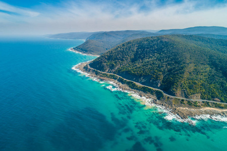 海滩 风景 地平线 驱动 汽车 海岸线 旅行 美丽的 天线