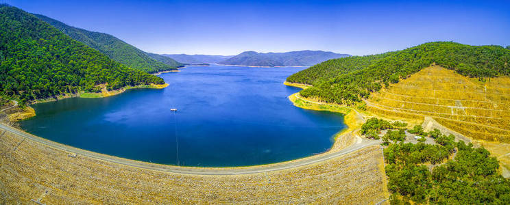旅行 水坝 达特茅斯 无人机 风景 自然 内地 澳大利亚