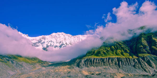 博卡拉 山谷 跋涉 黎明 旅游业 风景 天空 自然 旅行