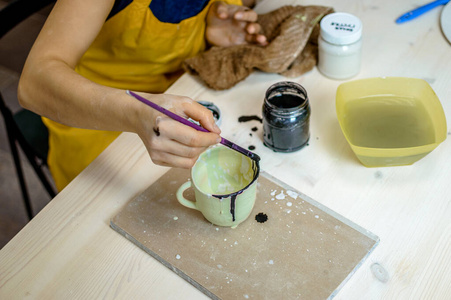 手册 插图 陶瓷 创造力 石器 工具 陶器 应用 油漆 艺术