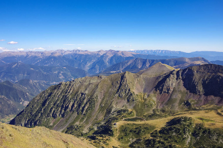 全景图 高的 比利牛斯山脉 地标 阿尔卑斯山 芘类 法国