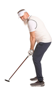 老年人 运动员 适合 爱好 运动 高尔夫球运动 活动 运动服