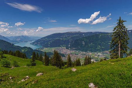 欧洲 瑞士 伍兹 天空 草地 瑞士人 乡村 旅行 徒步旅行