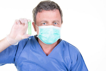 男人 诊所 病毒 面具 外科手术 流感 护士 医生 制服