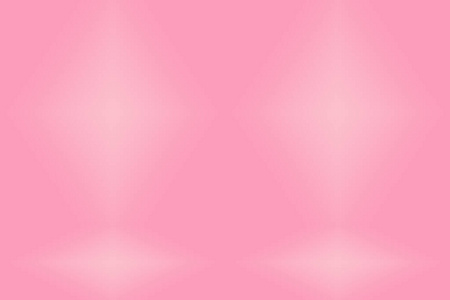 抽象空旷流畅的淡粉色工作室背景，用作产品展示横幅模板的蒙太奇。