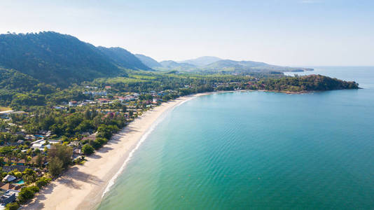 泰国 兰塔 科隆 海滩 吸引 假期 旅行 夏天 天空 天堂