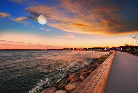 阳光 波罗的海 海景 海滩 多米尼加 天空 全景 傍晚 日出