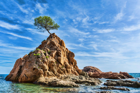 海景 西班牙 目的地 海滩 风景 假期 海洋 海岸 旅行者