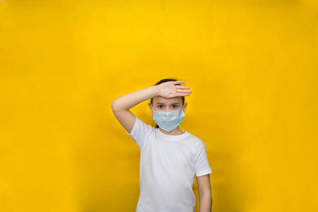 女孩 冠状病毒 卫生 肖像 预防 病毒 面具 流感 过敏