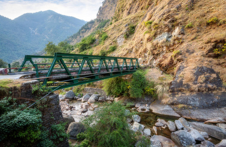 山谷 徒步旅行 丘陵 树叶 假期 旅行 旅游业 小山 目的地