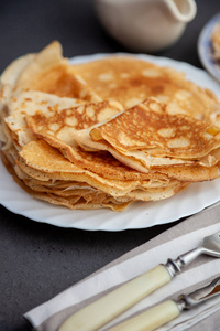 俄语 乌克兰语 营养 甜点 美味的 小吃 自制 煎饼 美食家