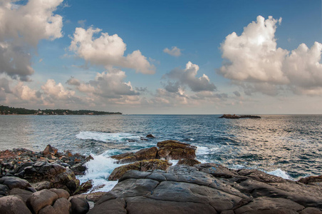 海岸 海岸线 海景 美丽的 海洋 海滩 风景 海滨 旅行