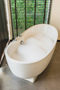 陶瓷 卫生 优雅 淋浴 奢侈 空的 照顾 水疗中心 洗澡