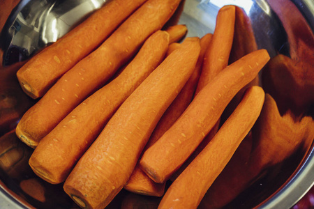 胡萝卜 美味的 素食主义者 特写镜头 剥皮 烹饪 晚餐 蔬菜