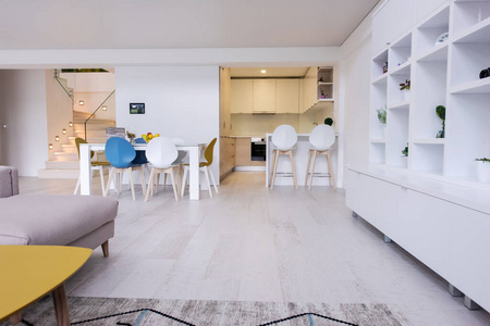 美丽的 真实的 公寓 建筑学 窗口 活的 地板 木材 设计师