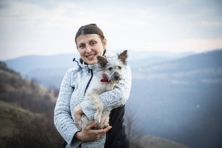 主人 步行 漂亮的 犬科动物 美极了 人类 肖像 最好的