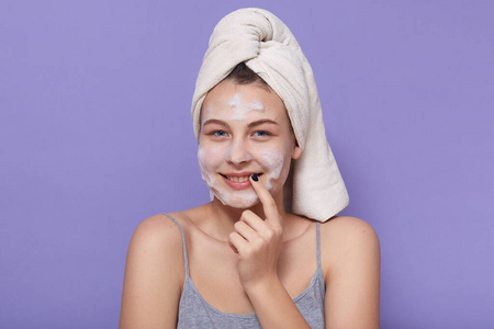 毛巾 水疗中心 很完美 皮肤 治疗 面具 清洁剂 程序 去除