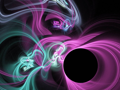 圆圈 紫罗兰 能量 颜色 幻想 插图 艺术 曲线 发光