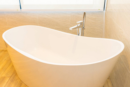 新的 建筑学 主人 水龙头 房子 洗澡 浴室 地板 浴缸