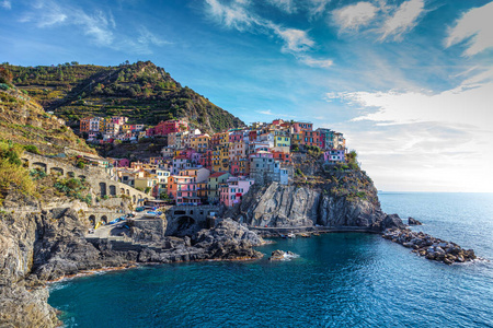 风景 意大利语 颜色 建筑 村庄 假期 意大利 天空 岩石