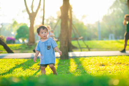 可爱极了 孩子们 儿童 活动 婴儿 太阳 秋天 幸福 可爱的