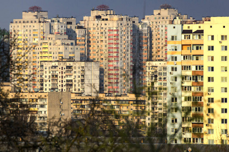 建筑学 房地产 乌克兰 平地 真实的 公寓 风景 摩天大楼