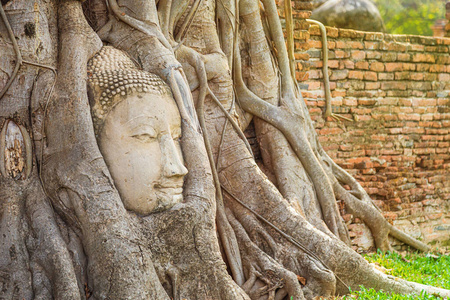 亚洲 泰国 缠绕 佛教 目的地 古老的 历史的 地标 佛陀