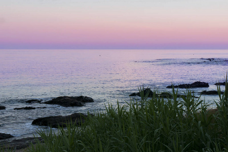 天堂 地中海 风景 海岸线 海的 海洋 海滩 日出 日落
