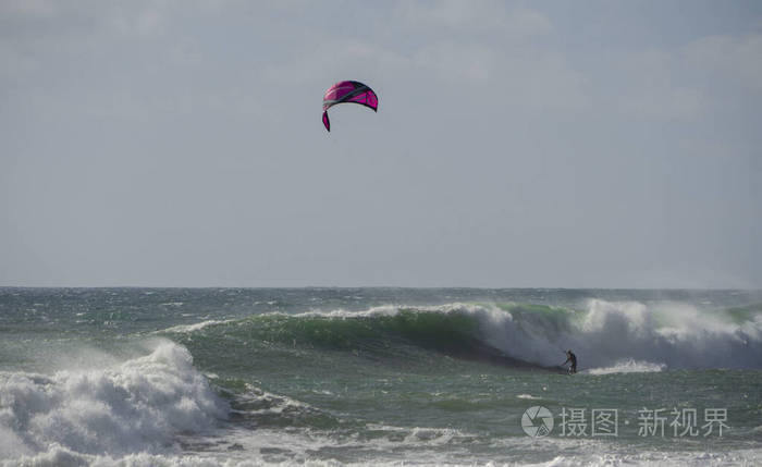 动态 海洋 风筝冲浪 自由 技能 对比 戏法 空气 肾上腺素