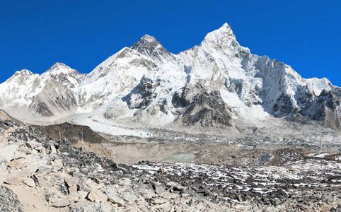 风景 喜马拉雅山脉 珠穆朗玛峰 旅行者 跋涉 高的 攀登