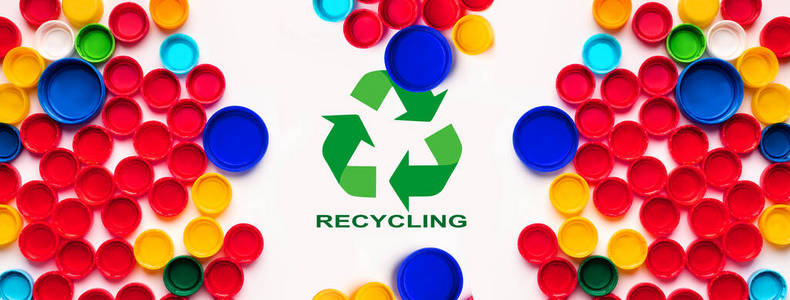 展开图全球范围内削减的再利用,减少,循环概念手绘矢量回收徽标.