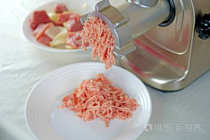 切碎 厨房 绞肉机 食物 蛋白质 烹饪 切割 金属 机器