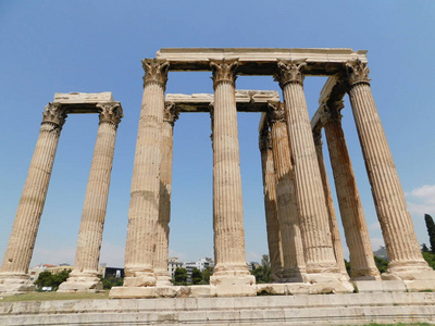 大理石 雅典 地标 建筑 古典的 宙斯 希腊语 广告 历史的