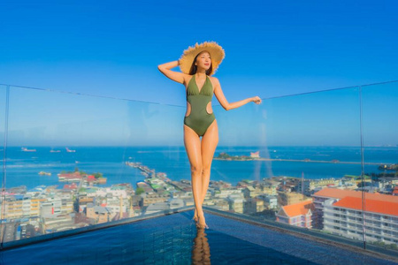 海滩 假日 求助 亚洲 美丽的 身体 酒店 美女 海洋 假期