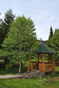 亭阁 建筑 花园 建筑学 乔木 屋顶 季节 旅行 椅子 露台