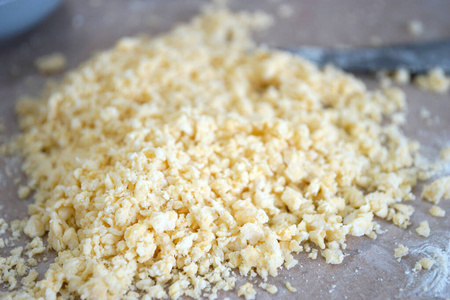 美味的 配方 面粉 烘烤 过程 烹饪 黄油 泡芙 食物 面团