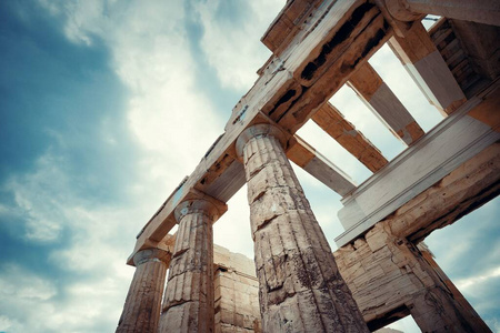 希腊 希腊语 建筑学 欧洲 大理石 卫城 雅典娜 古老的