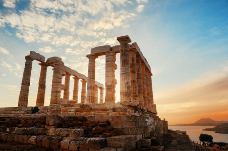 文明 历史 雅典 雅典娜 海神庙 大理石 吸引力 地标 文化