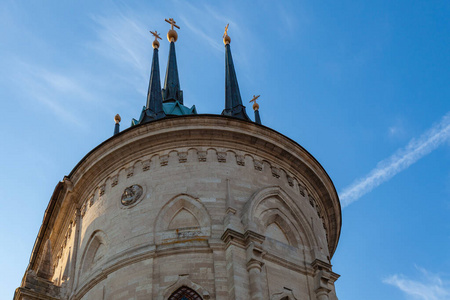 建筑 城堡 历史 欧洲 古老的 广场 外观 穹顶 基督教