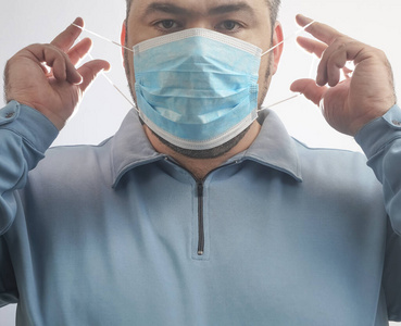 面具 瓷器 冠状病毒 光晕 发烧 照顾 预防 病人 呼吸系统