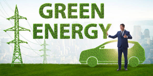 绿色能源与电动汽车图片