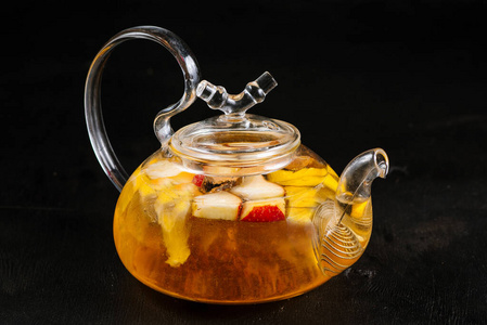 茶壶 健康 医学 芳香 热的 食物 柠檬 草药 早餐 桌子