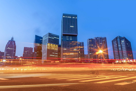 旅行 场景 公路 上海 街道 模糊 天际线 建筑学 亚洲