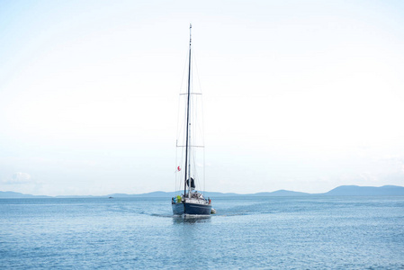 海的 夏天 冒险 巡航 假期 划船 意大利 帆船 加拿大