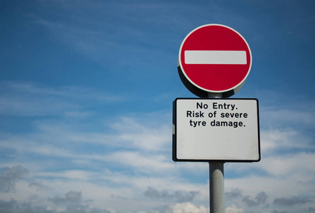 禁止 路标 圆圈 进入 英语 危险 运输 金属 签名 警告