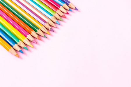 颜色 铅笔 粉红色 工具 油漆 教育 素描 办公室 学习