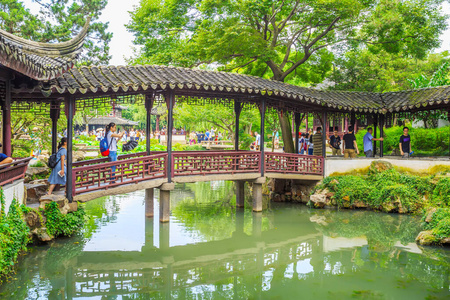 旅行 池塘 植物 树叶 山楂 亭台楼阁 环境 和平 文化