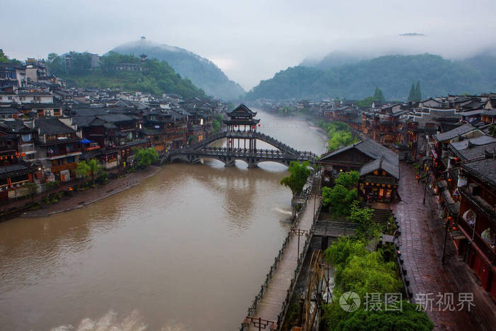 凤凰 房子 亚洲 风景 瓷器 湖南 旅行者 湘西 建筑 文化